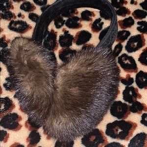 Mink earmuffs